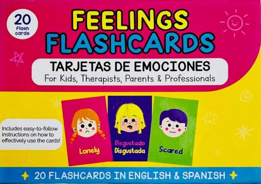 Bilingual Therapy Flashcards – English/Spanish Social Skills