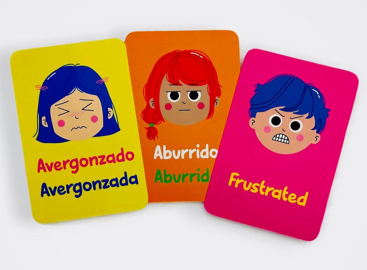 Bilingual Therapy Flashcards – English/Spanish Social Skills